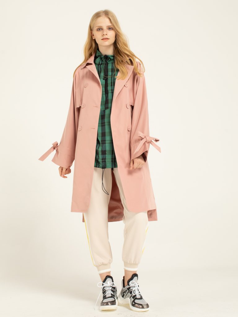 Ladies Trench Coat - with Detachable Upper Jacket | Wintertime